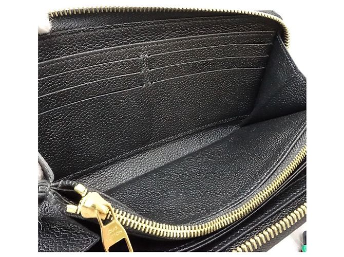 Cartera larga Louis Vuitton Monogram Empreinte Negro Beige - vista 7