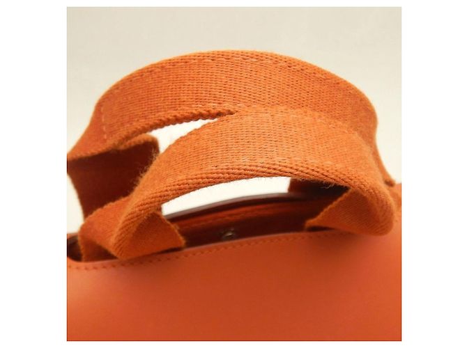 Hermès Hermes Valparaiso PM Handtasche Orange - Ansicht 10
