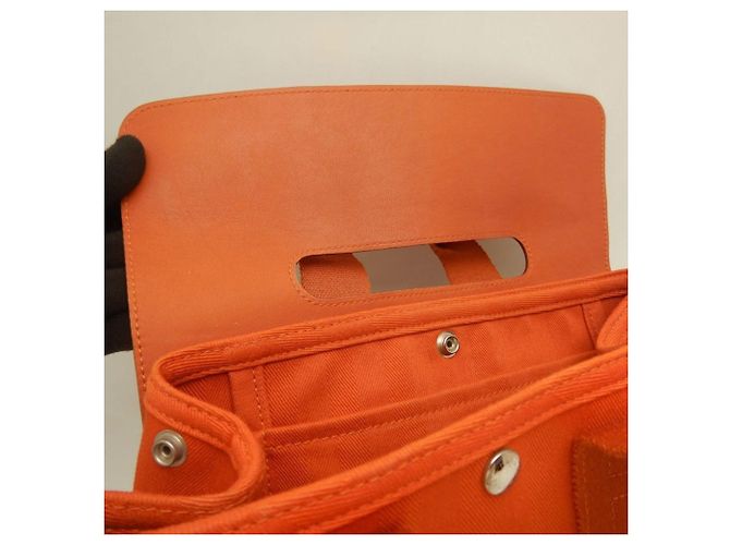 Hermès Hermes Valparaiso PM Handtasche Orange - Ansicht 14