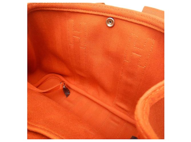 Hermès Hermes Valparaiso PM Handtasche Orange - Ansicht 20
