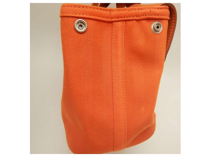 Hermès Hermes Valparaiso PM Handtasche Orange - Ansicht 8