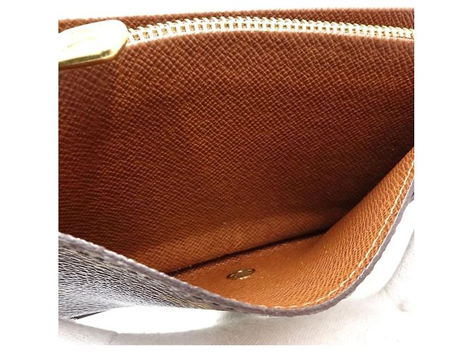 Cartera de doble pliegue Louis Vuitton Monogram marrón Castaño - vista 12