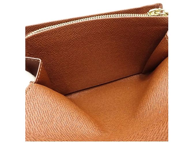 Cartera de doble pliegue Louis Vuitton Monogram marrón Castaño - vista 14