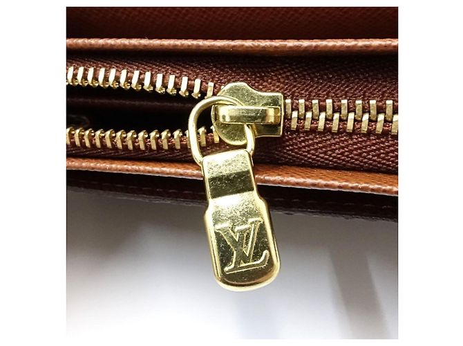 Cartera de doble pliegue Louis Vuitton Monogram marrón Castaño - vista 15