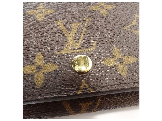 Cartera de doble pliegue Louis Vuitton Monogram marrón Castaño - vista 16