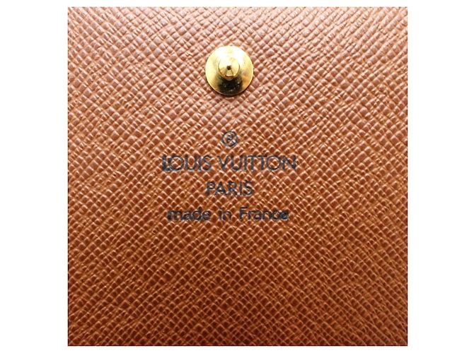 Cartera de doble pliegue Louis Vuitton Monogram marrón Castaño - vista 17