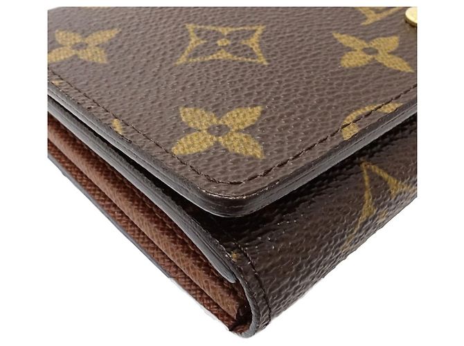 Cartera de doble pliegue Louis Vuitton Monogram marrón Castaño - vista 5