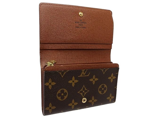 Cartera de doble pliegue Louis Vuitton Monogram marrón Castaño - vista 7