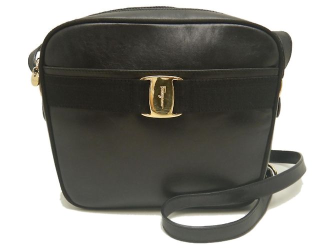 Borsa a Spalla Vara Salvatore Ferragamo Nero - vista 2