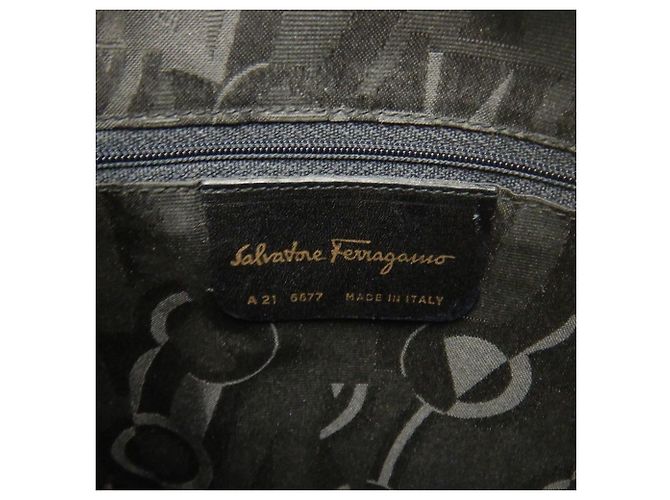 Borsa a Spalla Vara Salvatore Ferragamo Nero - vista 22