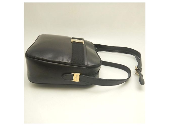 Borsa a Spalla Vara Salvatore Ferragamo Nero - vista 5