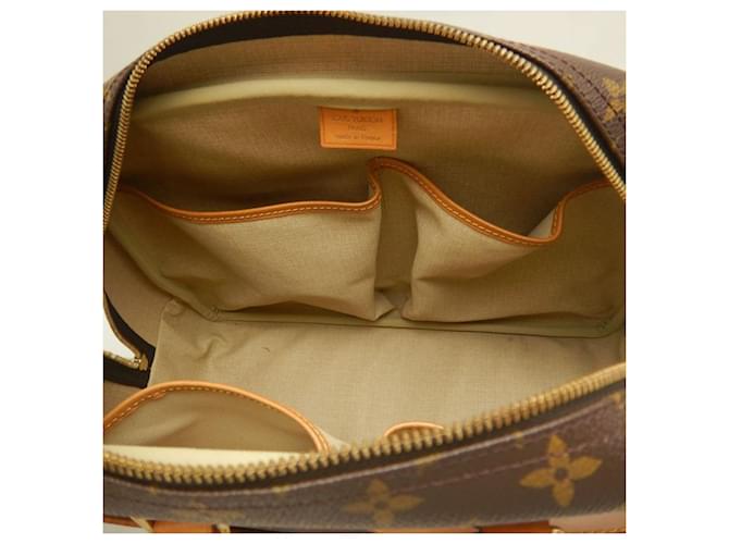Borsa Louis Vuitton Monogram Deauville Marrone - vista 4