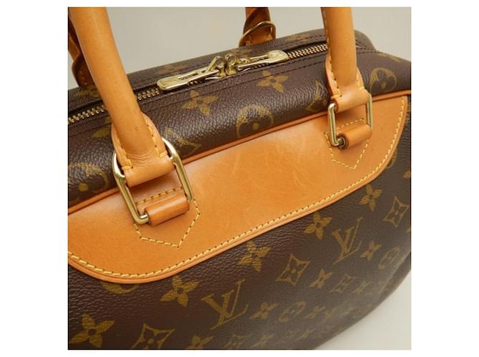 Borsa Louis Vuitton Monogram Deauville Marrone - vista 8