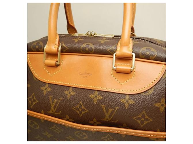 Borsa Louis Vuitton Monogram Deauville Marrone - vista 9