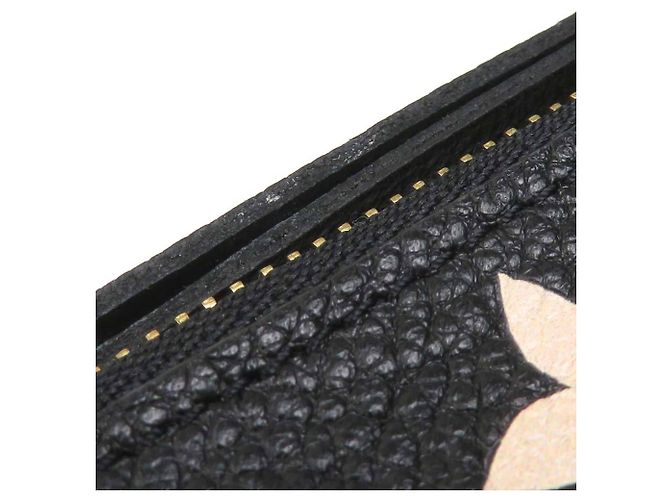 Tarjetero Monogram Empreinte Louis Vuitton Negro Beige - vista 11
