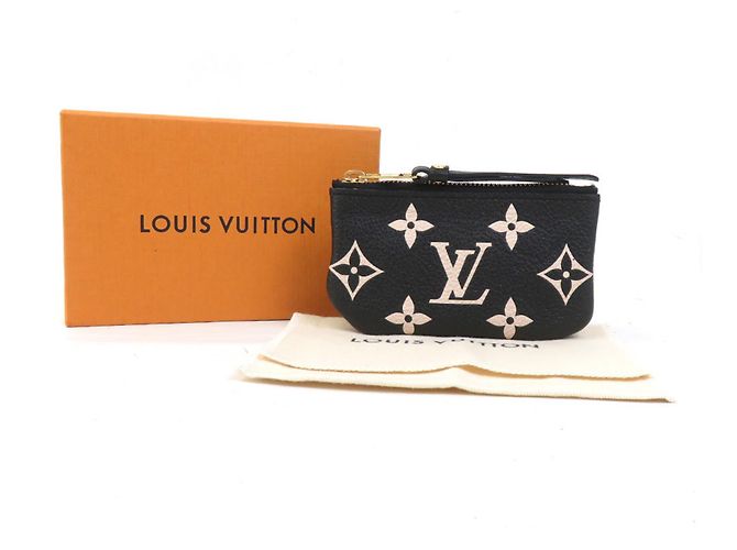 Tarjetero Monogram Empreinte Louis Vuitton Negro Beige - vista 15