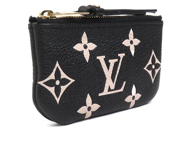 Tarjetero Monogram Empreinte Louis Vuitton Negro Beige - vista 2