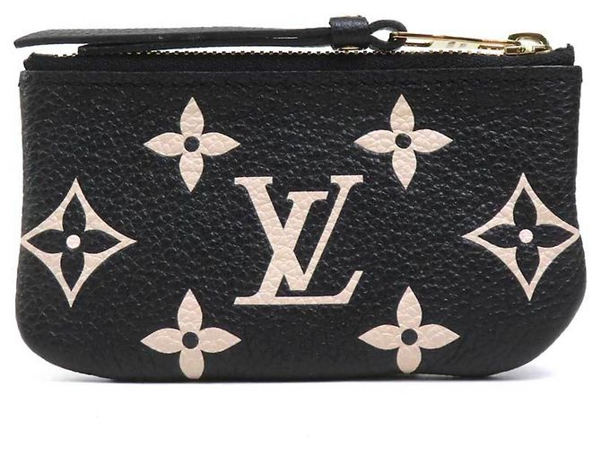 Tarjetero Monogram Empreinte Louis Vuitton Negro Beige - vista 3