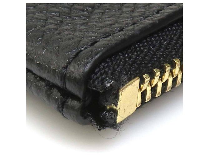 Tarjetero Monogram Empreinte Louis Vuitton Negro Beige - vista 8