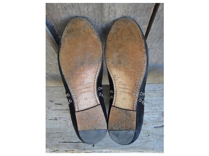 Stivaletti Isabel Marant in scamosciato nero con borchie - vista 6