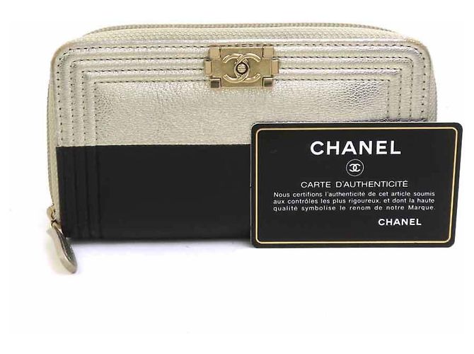Boy Long Wallet Chanel Schwarz Golden - Ansicht 17