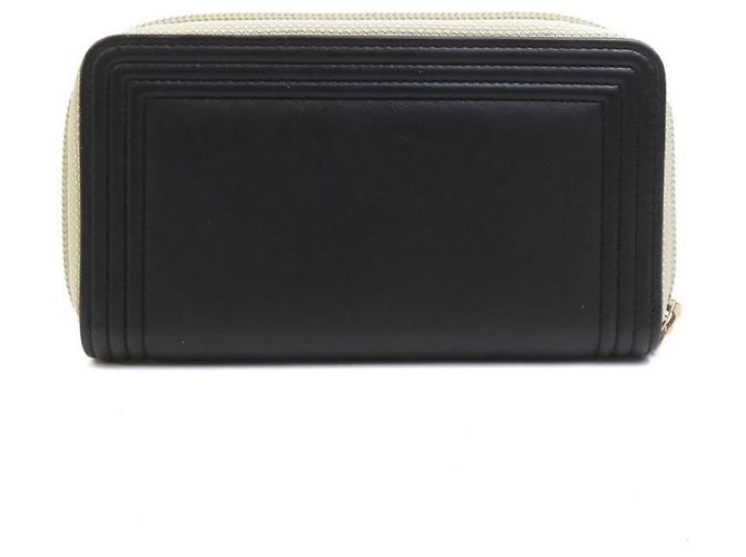 Boy Long Wallet Chanel Schwarz Golden - Ansicht 3