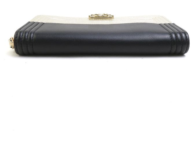 Boy Long Wallet Chanel Schwarz Golden - Ansicht 4
