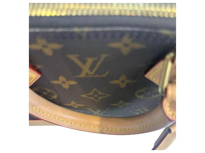 Louis Vuitton Borsa a mano Monogram Alma BB Marrone Monogramma - vista 14