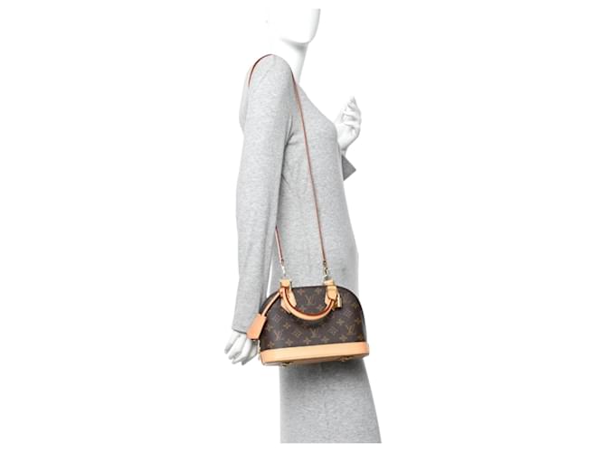 Louis Vuitton Borsa a mano Monogram Alma BB Marrone Monogramma - vista 2