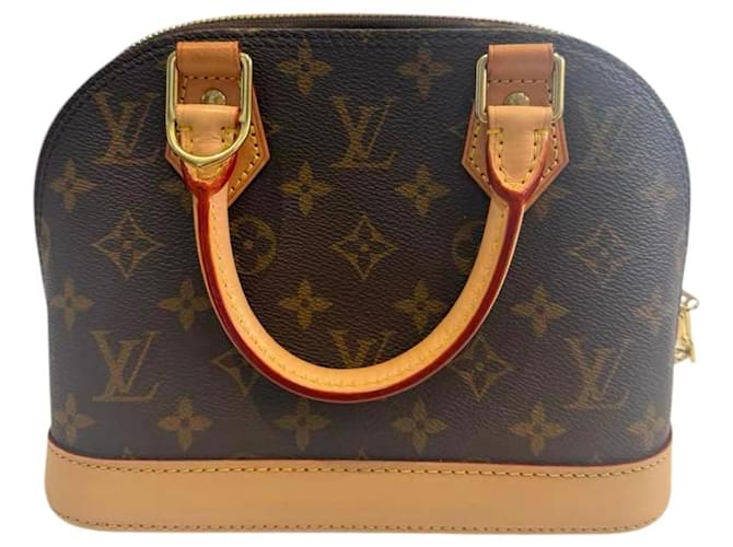 Louis Vuitton Borsa a mano Monogram Alma BB Marrone Monogramma - vista 4
