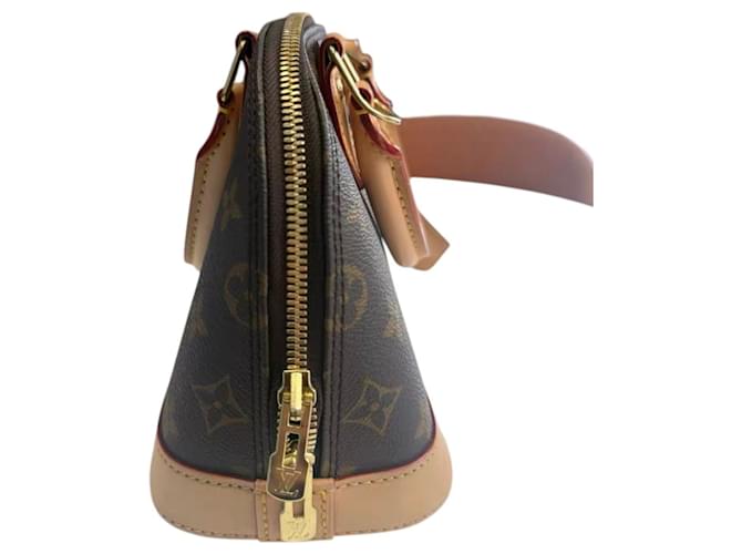 Louis Vuitton Borsa a mano Monogram Alma BB Marrone Monogramma - vista 5