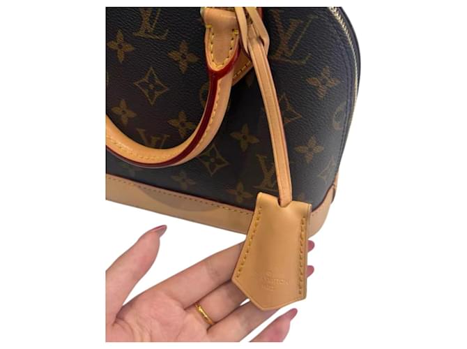 Louis Vuitton Borsa a mano Monogram Alma BB Marrone Monogramma - vista 8