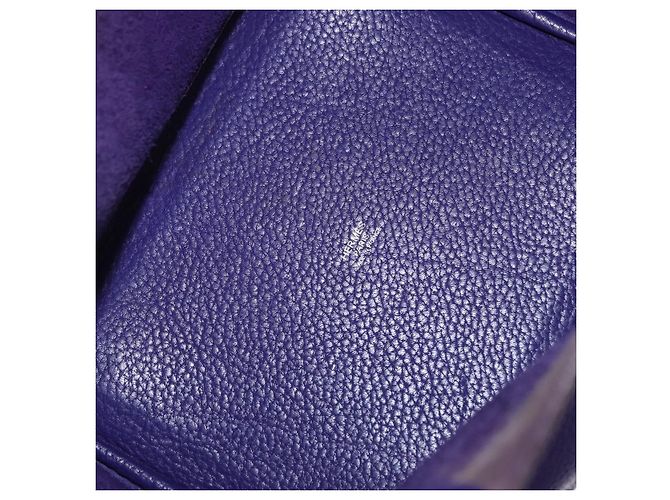 Hermès Hermes Picotin Lock Clemence MM Roxo - vista 5