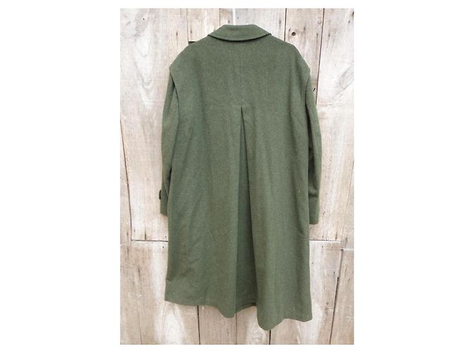 Autre Marque Sandro Ruggeri Cappotto Loden lungo in lana e alpaca, verde - vista 2