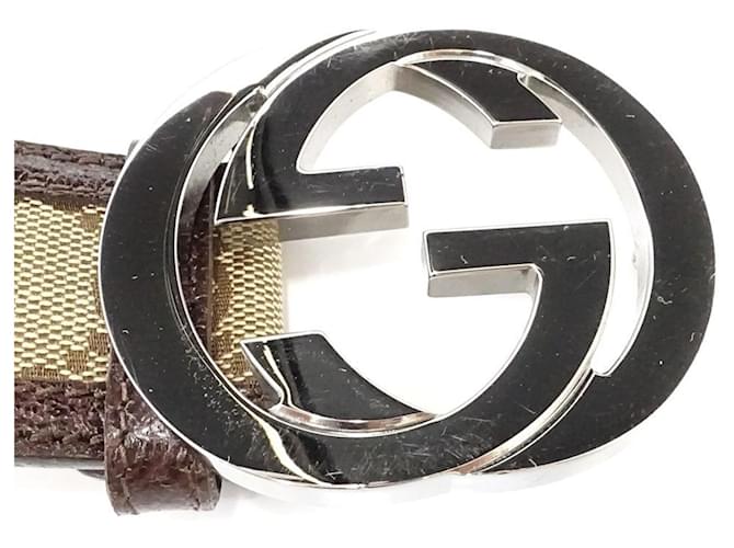 GUCCI Gürtel mit Interlocking G in Beige - Ansicht 4