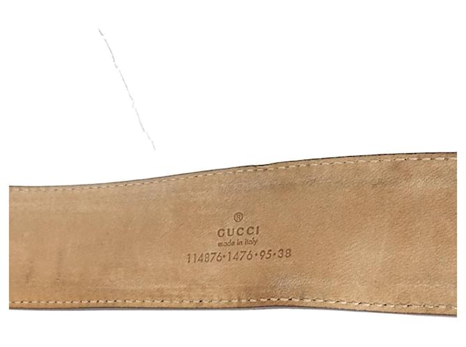 GUCCI Gürtel mit Interlocking G in Beige - Ansicht 6