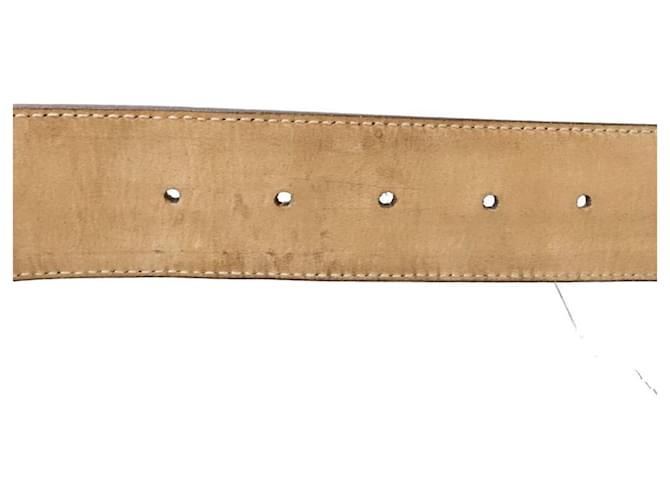 GUCCI Gürtel mit Interlocking G in Beige - Ansicht 8