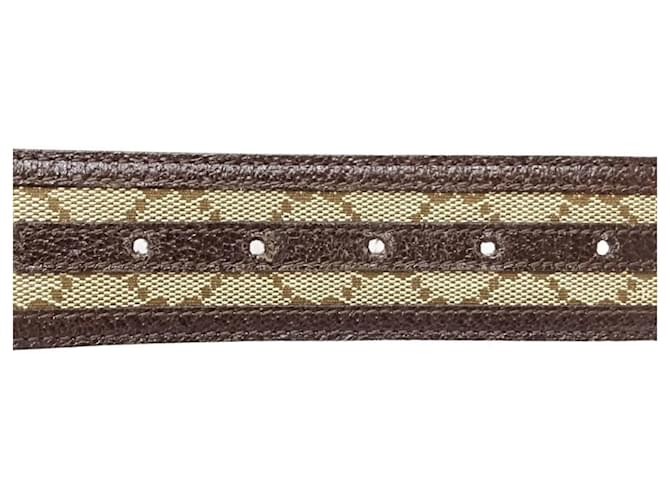 GUCCI Gürtel mit Interlocking G in Beige - Ansicht 9