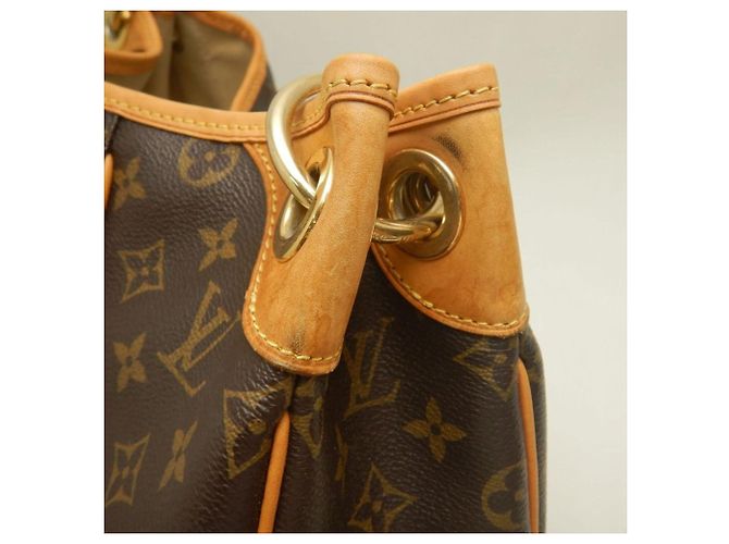 Borsa a Spalla Louis Vuitton Monogram Galliera PM Marrone - vista 11