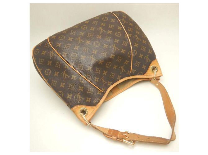 Borsa a Spalla Louis Vuitton Monogram Galliera PM Marrone - vista 3
