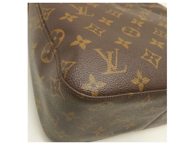 Borsa a tracolla Louis Vuitton Monogram Looping MM Marrone Monogramma - vista 18