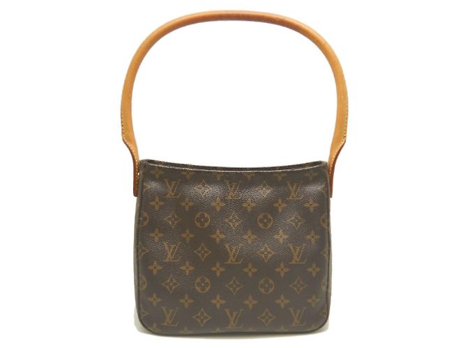 Borsa a tracolla Louis Vuitton Monogram Looping MM Marrone Monogramma - vista 2