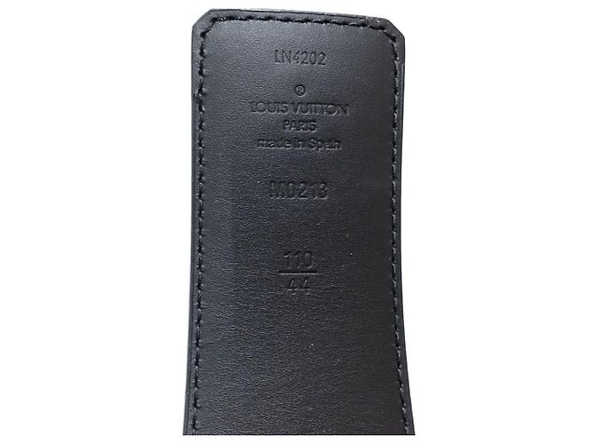 Louis Vuitton Gürtel aus Damier Canvas Schwarz - Ansicht 10