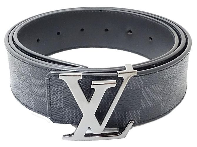 Louis Vuitton Gürtel aus Damier Canvas Schwarz - Ansicht 2