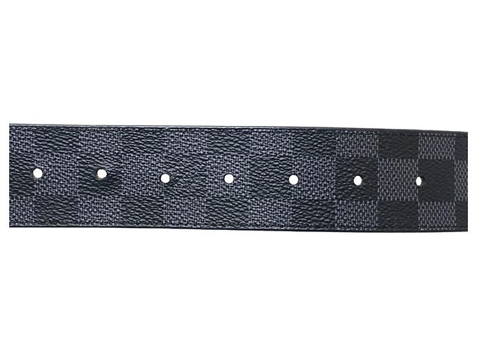 Louis Vuitton Gürtel aus Damier Canvas Schwarz - Ansicht 8