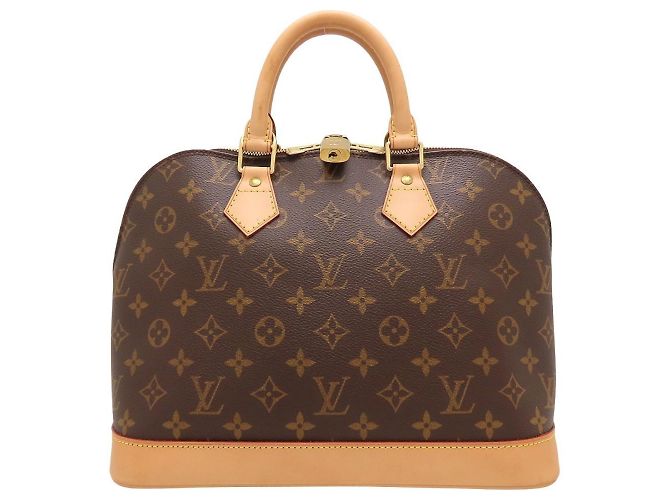 Borsa Louis Vuitton Monogram Alma Marrone - vista 2