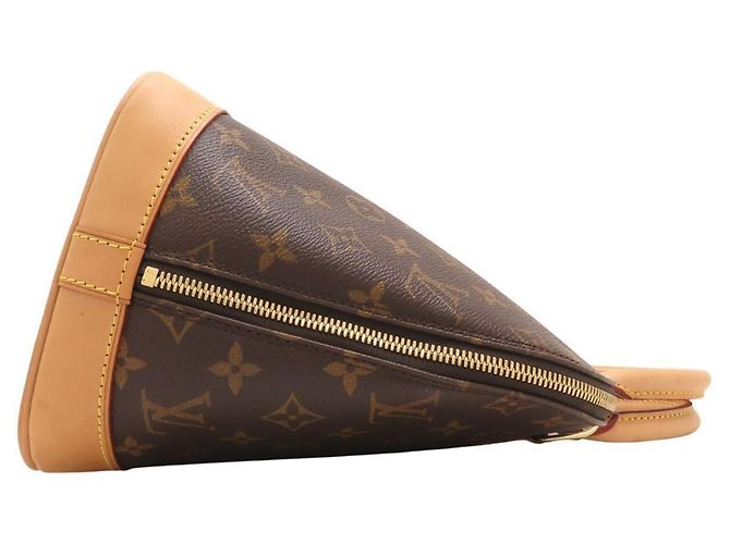 Borsa Louis Vuitton Monogram Alma Marrone - vista 3