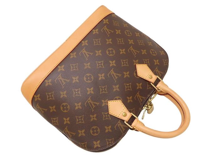 Borsa Louis Vuitton Monogram Alma Marrone - vista 5
