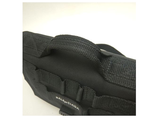 Borsa a tracolla Balenciaga Army Small Nero - vista 10
