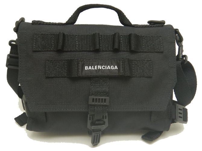 Borsa a tracolla Balenciaga Army Small Nero - vista 2
